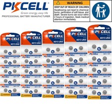 50Pcs LR44 AG13 357 303 SR44 1.5V Button Coin Cell Battery for Remote Control