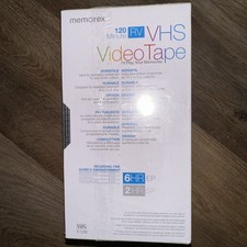 Memorex VHS Video Tapes Pack of 4 Blank T-120 120 Min. RV VCR -New 