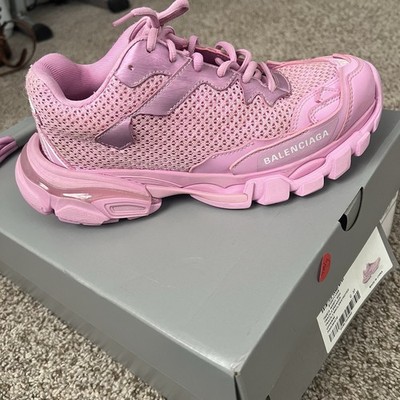 Balenciaga Track.3 Sneaker Pink Mesh Women's Athletic Lace Up 700873-W3RF1-5090
