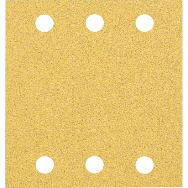 Bosch EXPERTC470 Sandpaper 80Grit 107x115mm with Hook and Loop 50Pack