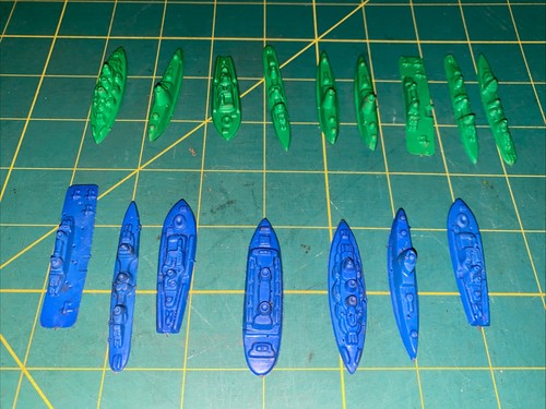 Axis and Allies War at Sea pieces 16 Plastic pieces