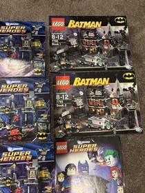 Lego Batman and DC Superheroes instructions Lot: 2X 7782, 7785,6860,6863,7781+