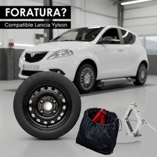 Ruotino di Scorta Lancia Ypsilon 15” 4 Fori Cric Astuccio - Soluzione Emergenza