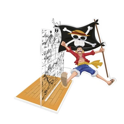 One Piece Acril Libro De Páginas Luffy Con Su Bandera Fermalibros ABYSTYLE
