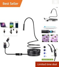 Compact 3-in-1 Endoscope Camera - Lightweight, HD & Waterproof for Inspections