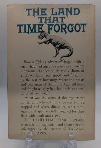 The Land That Time Forgot Edgar Rice Burroughs (Vtg 1963 Paperback) *Buy 2 Get 1 - Picture 2 of 3