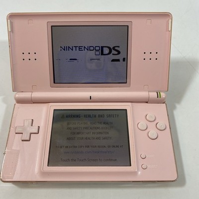Nintendo DS Lite (USG-001) Handheld for Parts/Repair - Coral Pink. Screen Issue