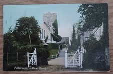 Antique Postcard Pulborough St. Mary's Church Posted 1906