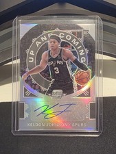 2019-20 Optic Up And Coming Keldon Johnson RC holo Auto /125 SPURS