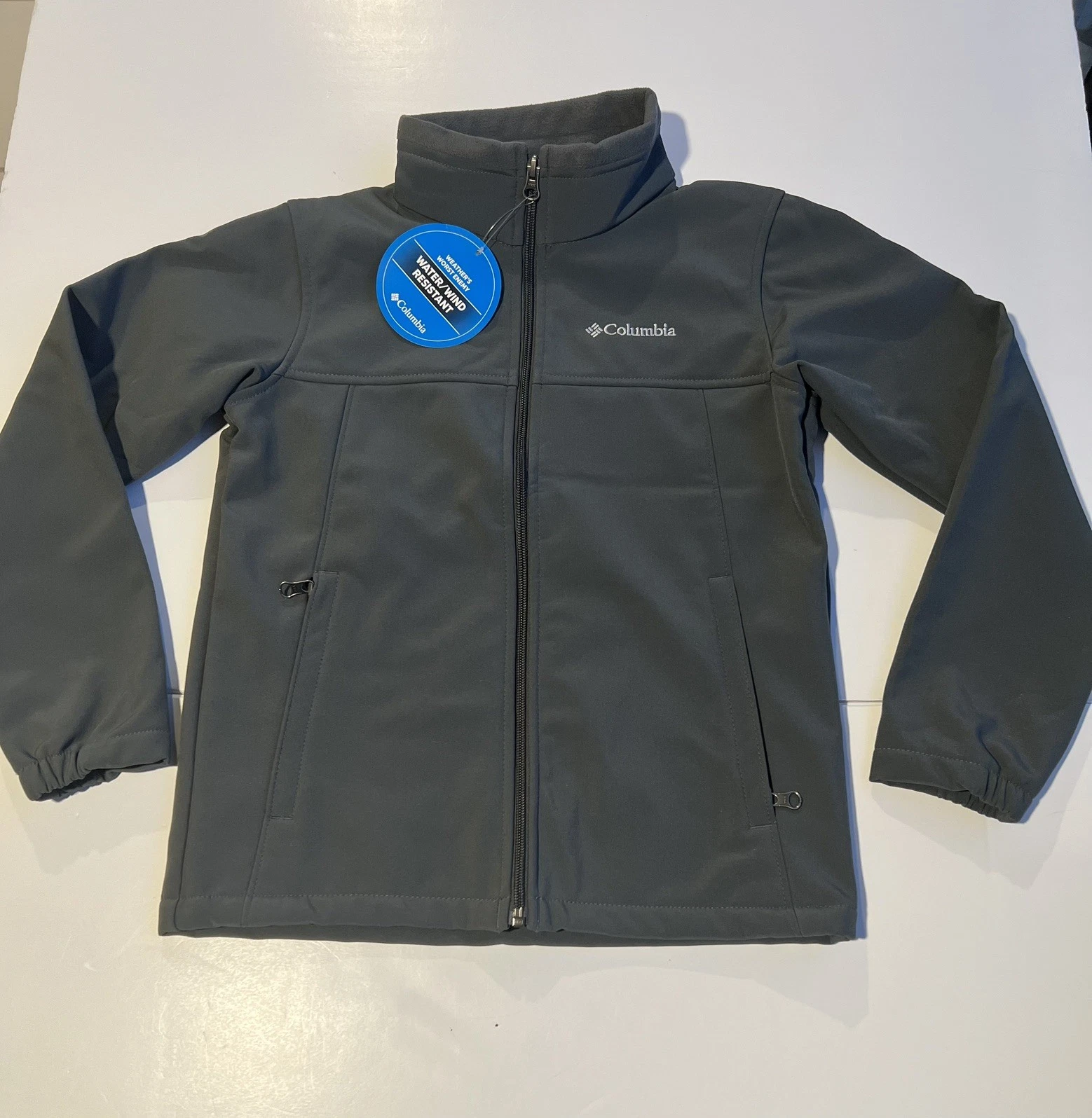 New Columbia Grey Jacket Youth Kids size M