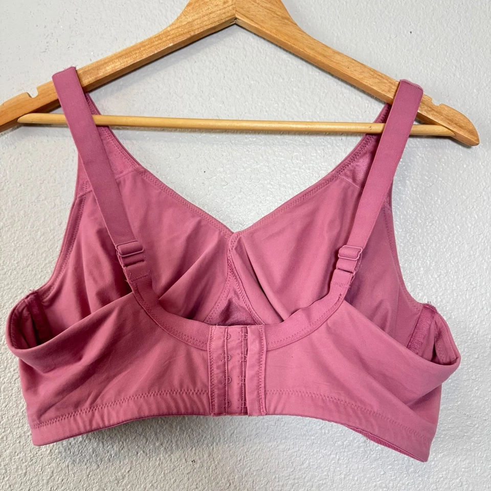 Wacoal US 40DDD 英国 40E 无线平滑文胸 粉色 大码 舒适 — 第 3/4 张图片