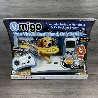 Jakks Pacific Vmigo Plug & Play Ages+6 Golden Retriever Virtual Pets Dog Cat NIB
