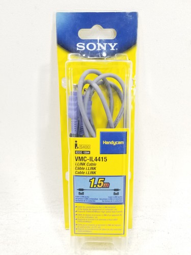 Sony Handycam i.LINK Cable 4-pin x 4-pin VMC-IL4415 1.5m S400 - New Open Box 