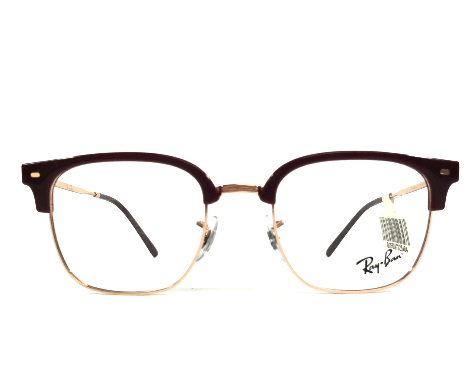 Ray - Ban Unisex Red Rx7216 New Clubmaster 8209 Optical Frames Acetate Transparent Squa Normal - Image 2