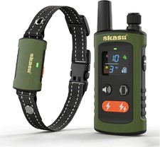 4500FT Dog Training Collar with Remote Shock Rechargeable Pet Waterproof Trainer