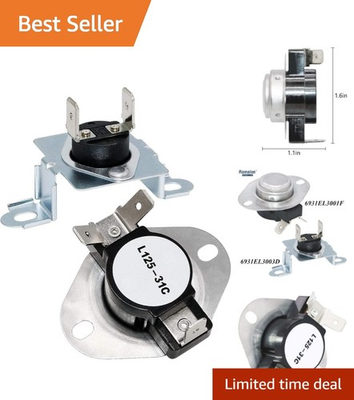 #ad Precision Temperature Control Dryer Thermostat and Thermal Fuse Replacement Kit $17.99