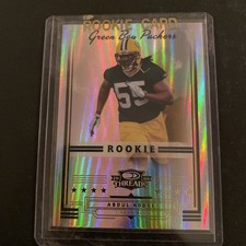 ABDUL HODGE 2006 Donruss Threads #193 Rookie Card RC #/999 Green Bay Packers. rookie card picture