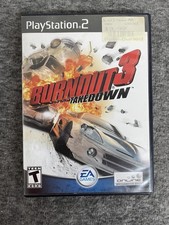Burnout 3 Takedown PlayStation 2 PS2 Video Game Complete Racing EA Games Tested