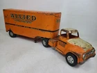 Vintage Tonka Toys Allied Van Lines Tractor Trailer Semi Truck Orange