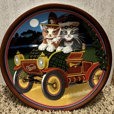 Anna Perrena   My Merry Oldsmobile  Collects Cat Plate