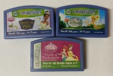 Leap Frog Leapster Lot Of 3 - Princess Tinkerbell - CYcx27