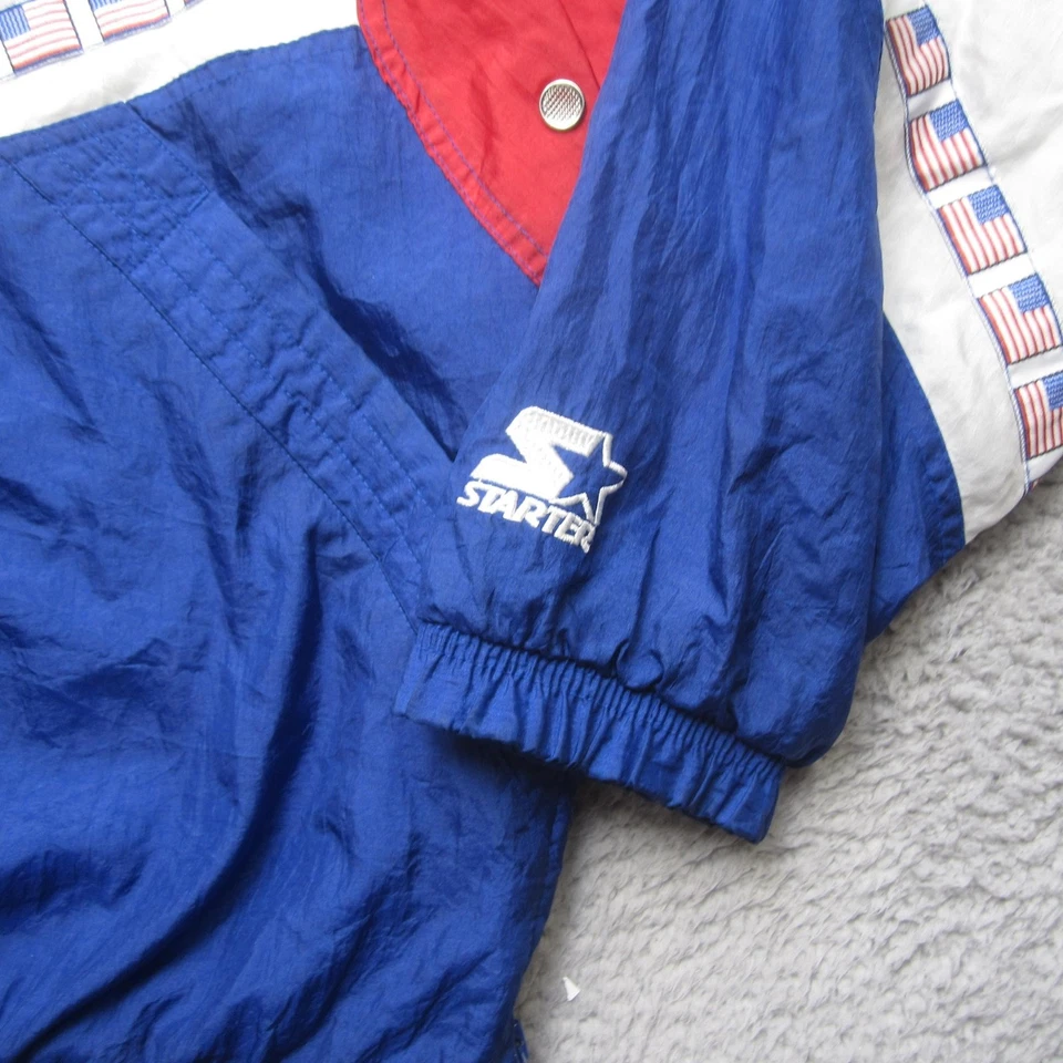 Chaqueta de Colección Juegos Olímpicos de Estados Unidos para Hombres XL Starter Invierno NationsBank Años 90 Foto 3 de 4