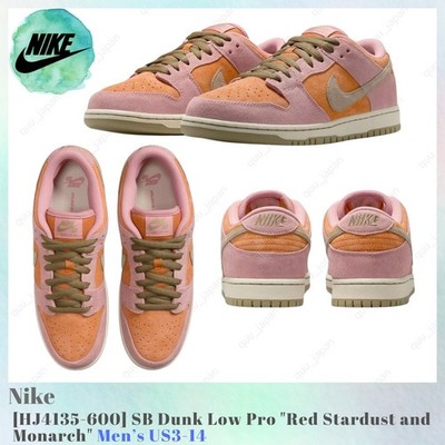 Nike SB Dunk Low Pro Red Stardust and Monarch HJ4135-600 Men's US3-14 NEW