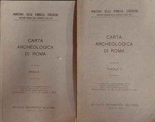 Carta archeologica di Roma. 2 volumi – Ministero della pubblica istruzione – Ist