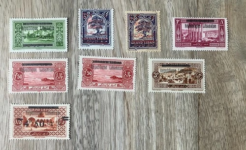 Lebanon Liban 1920s Stamp Collection Part XVII - Mint Hinged