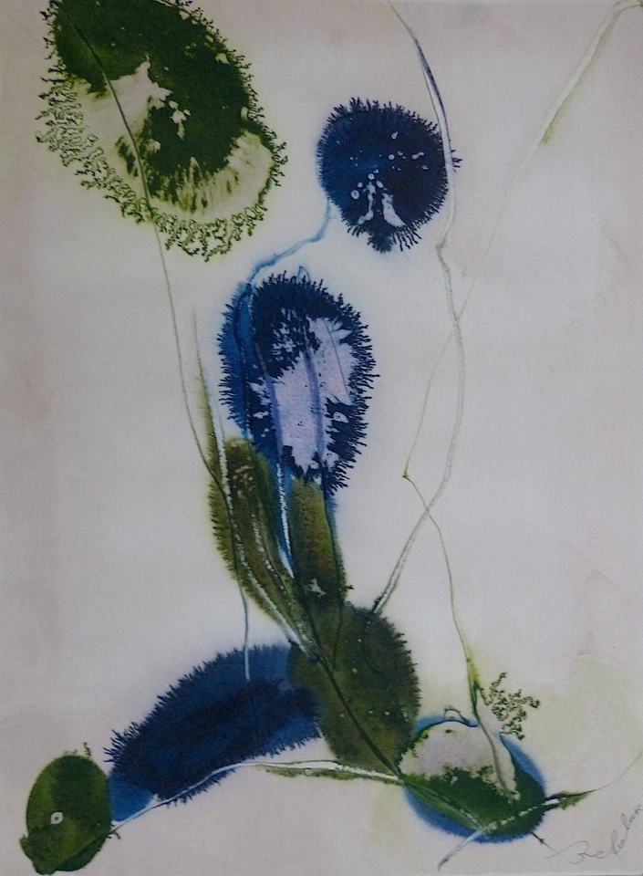 FREIER KÖRPER original-Kunst grosse Zeichnung abstrakt Malerei Aquarell BELAUBRE - Bild 1 von 1