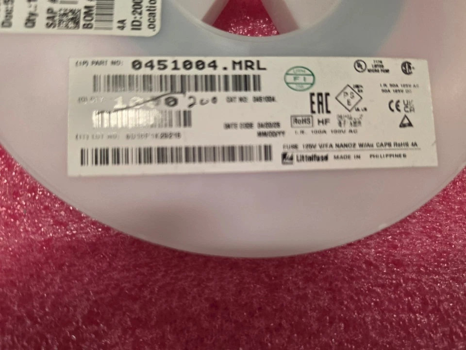 Littelfuse 0451004.MRL 25DC T&R 200 Stück! - Bild 1 von 1