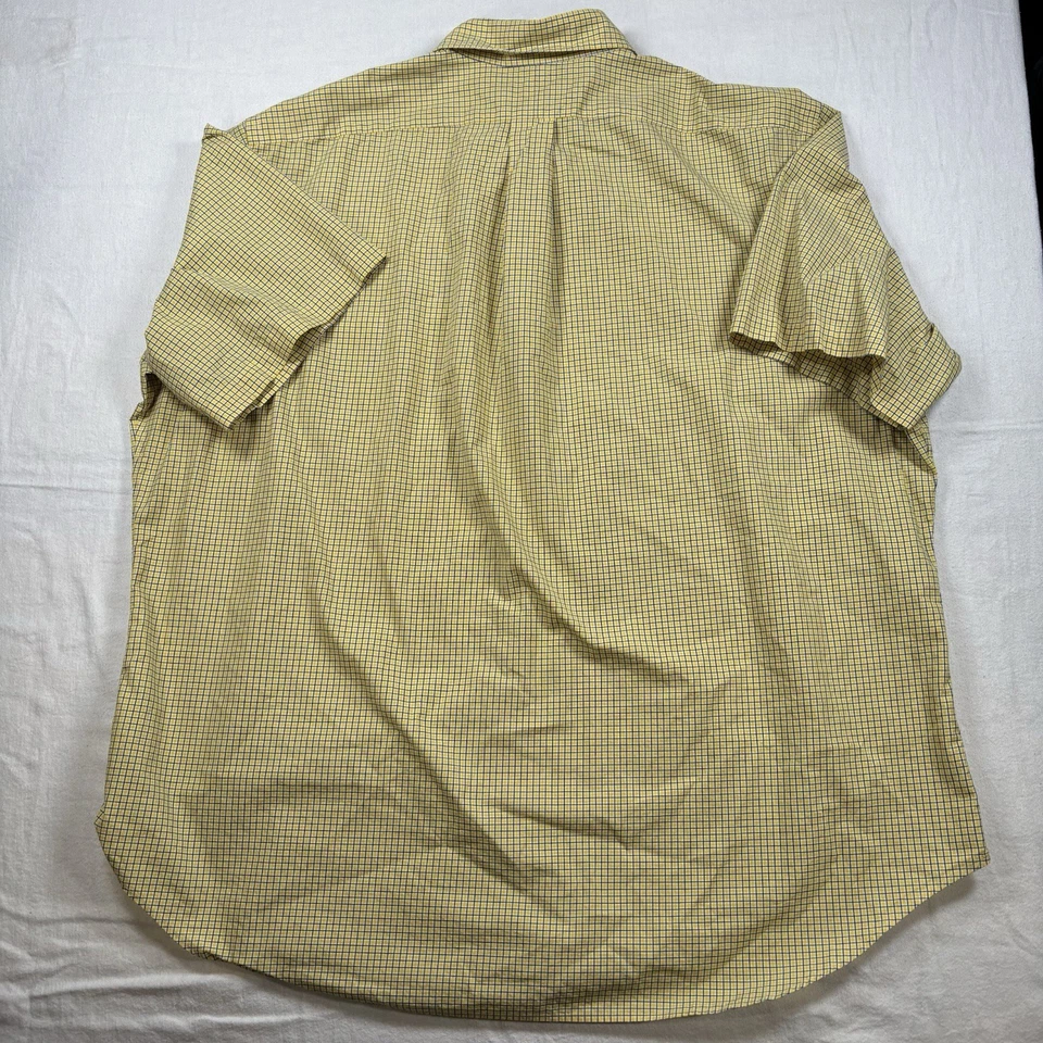 Camisa Polo Ralph Lauren a Cuadros XXL Calce Clásico Manga Corta Para Hombre Con Botones $115 Foto 3 de 4