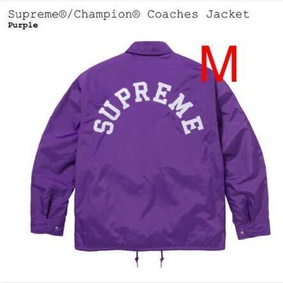 New M 24SS Supreme Champion Coaches Jacket Purple | eBay