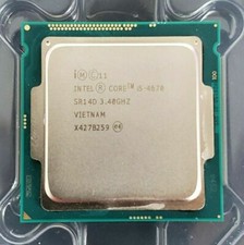 Lot of 3 Intel Core i5-4670 SR14D 3.40Ghz LGA1150 CPU Processors