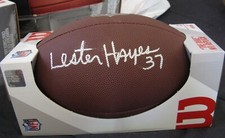 Lester Hayes Signed Autographed Raiders Wilson The Duke Replica NFL Football BAS