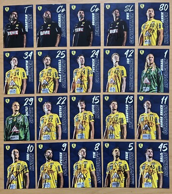 19 AK Rhein Neckar Löwen 2024-25 original handsigniert GENSHEIMER KNORR GROETZKI