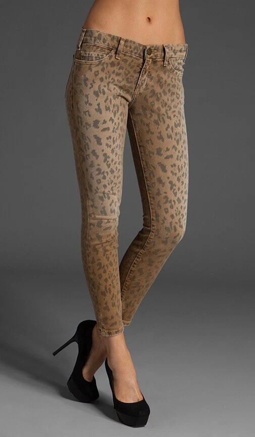 Jeans actuales Elliott Leopard 25. Venta al por menor por $250