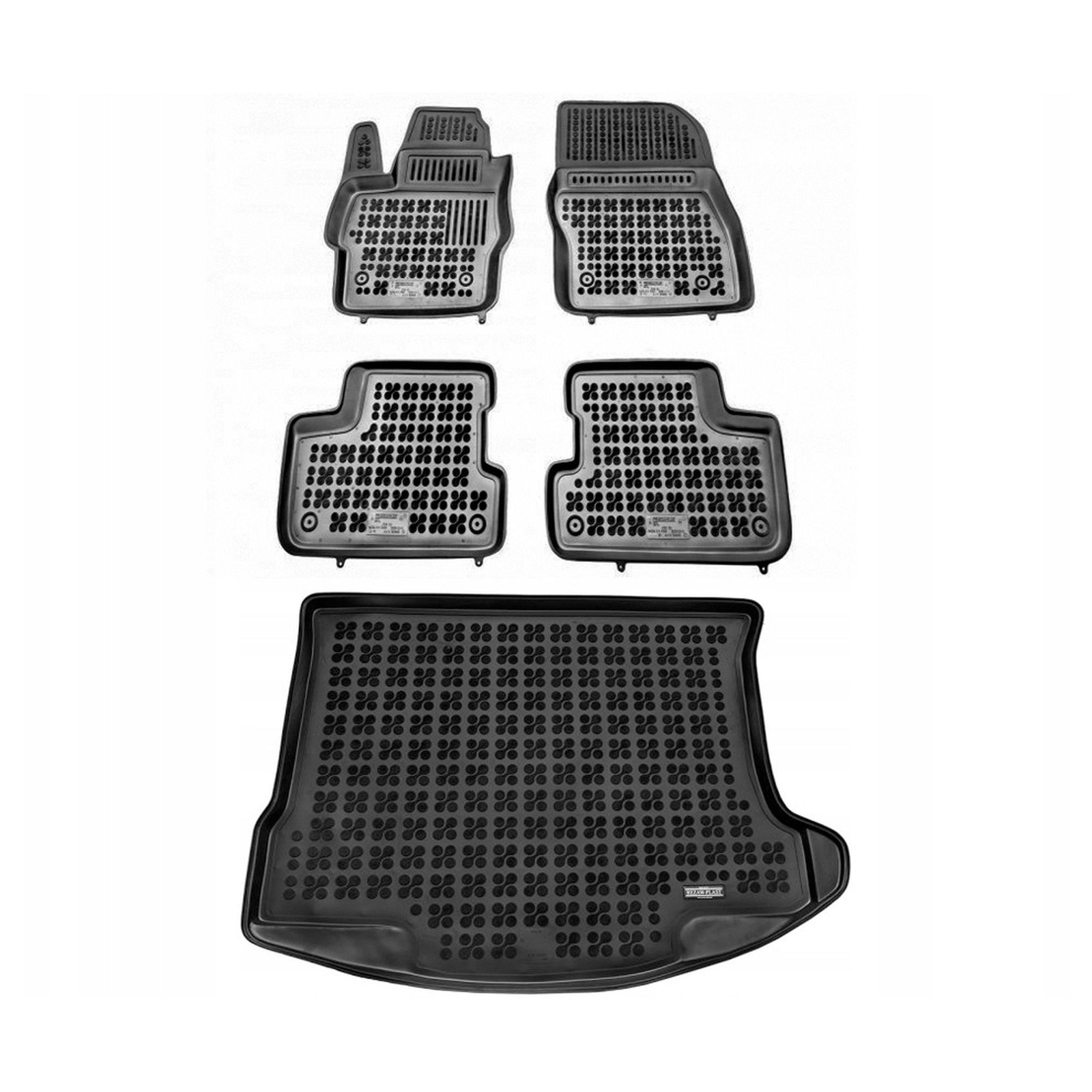 Tapis Mazda 3 II Sedan en velours haute densité finition surjetée haut de gamme