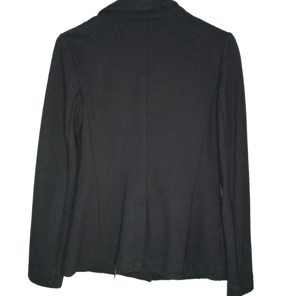 Blazer de jersey negro Worthington para mujer XS | Capa elástica suave para trabajo o jeans Foto 2 de 4