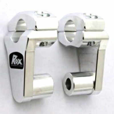 ROX ALUMINUM 2'' PIVOTING RISERS FOR 7/8'' HANDLEBARS XR650L,V-STROM,DR-Z,KLR