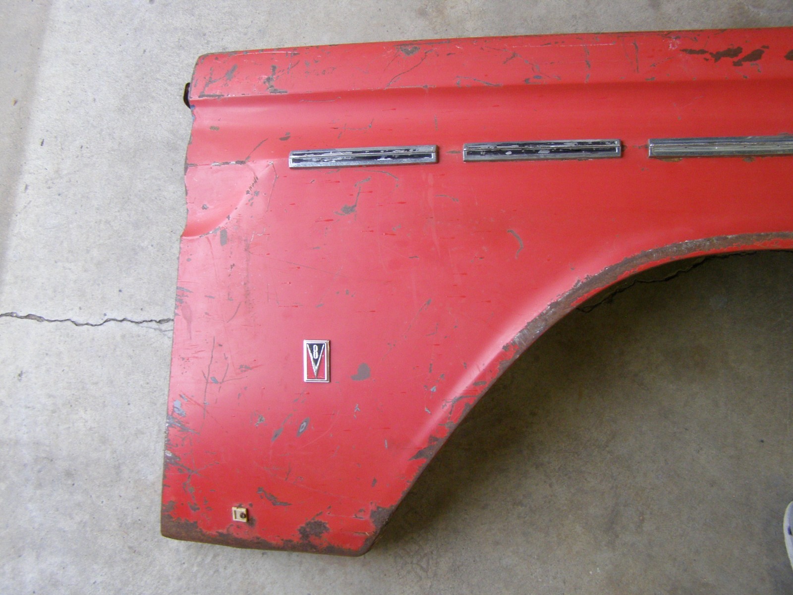 OEM Ford 1965 Mercury Comet Front Fender Sheet Metal W/ Extension 