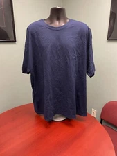 Gildan Ultra Cotton Navy Adult Unisex 3X Short Sleeve T-shirt Bundle