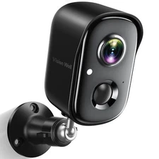 1080P Wireless Rechargeable Waterproof Security Camera with AI Motion Detection