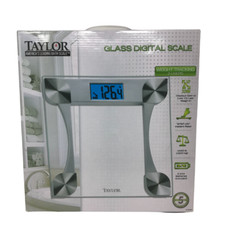Taylor 440 lb Digital Glass Scale with Weight Tracking