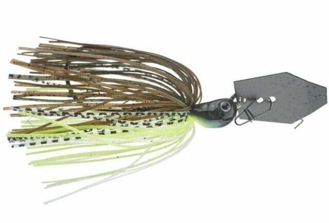 Z Man ChatterBait Jack Hammer Bladed Swim Jig #5/0 Hk 1/2 Oz Chart/Wht CBJH12-02 - Image 3