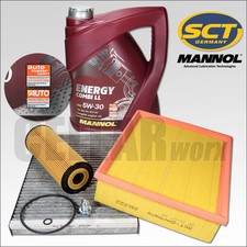 für VW Passat 3B 3BG Skoda Superb 1.9 2.0 TDI Inspektionspaket Filterset 5L 5W30