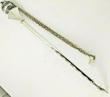 TORAH POINTER HANDMADE STERLING SILVER TORAH POINTER POMEGRANATE