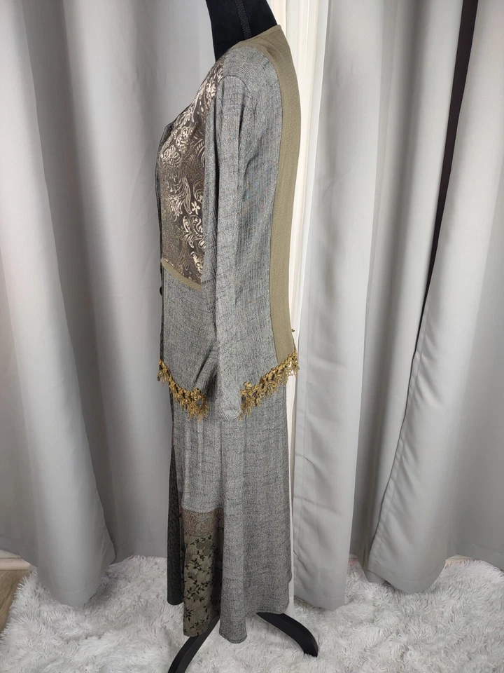 Conjunto Falda Chaqueta Boho Patchwork Vintage Spencer Alexis Cottagecore Talla 6 Foto 4 de 4