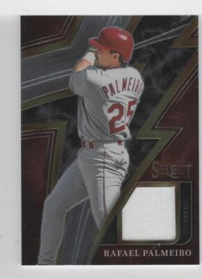2023 Panini Select Sparks Material Rafael Palmeiro Used Jersey Texas Rangers