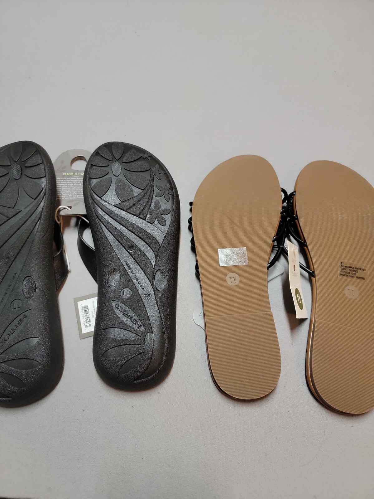 target okabashi flip flops